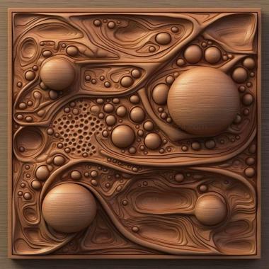 Patterns and decorations stl cell 2 3d model